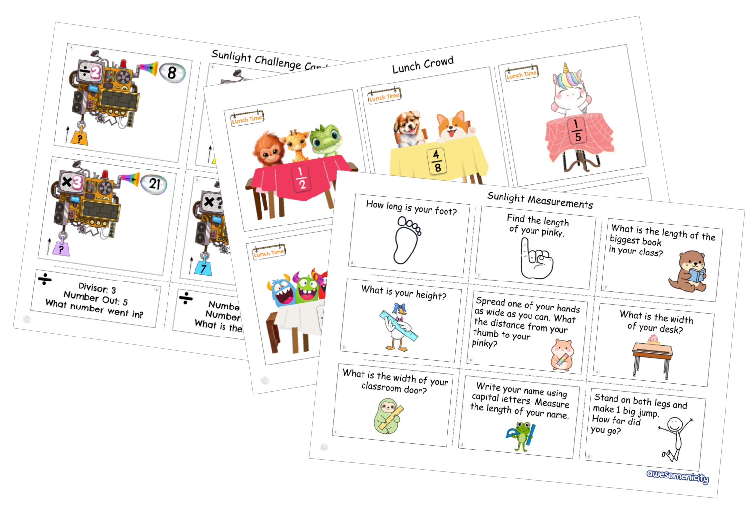 Printable resources